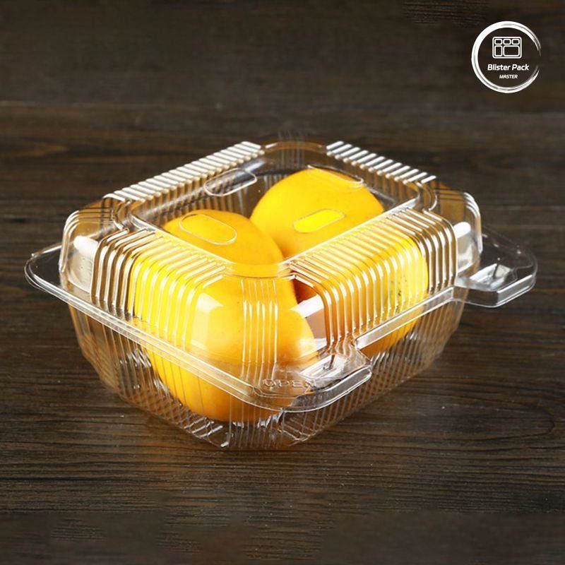 OEM/ODM Clamshell سینی میوه های یکبار مصرفی و ظروف سبزیجات PET شفاف پلاستیک مواد غذایی