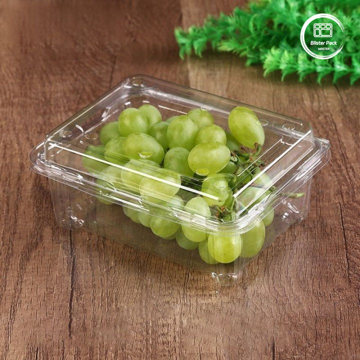 OEM/ODM Clamshell سینی میوه های یکبار مصرفی و ظروف سبزیجات PET شفاف پلاستیک مواد غذایی