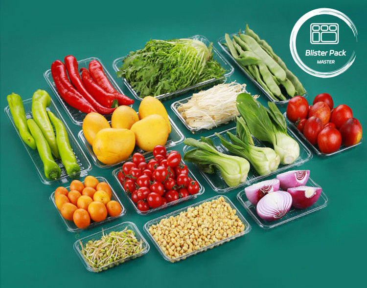 سینی های میوه و سبزیجات یکبار مصرفی PET برای نگهداری امن و تازه