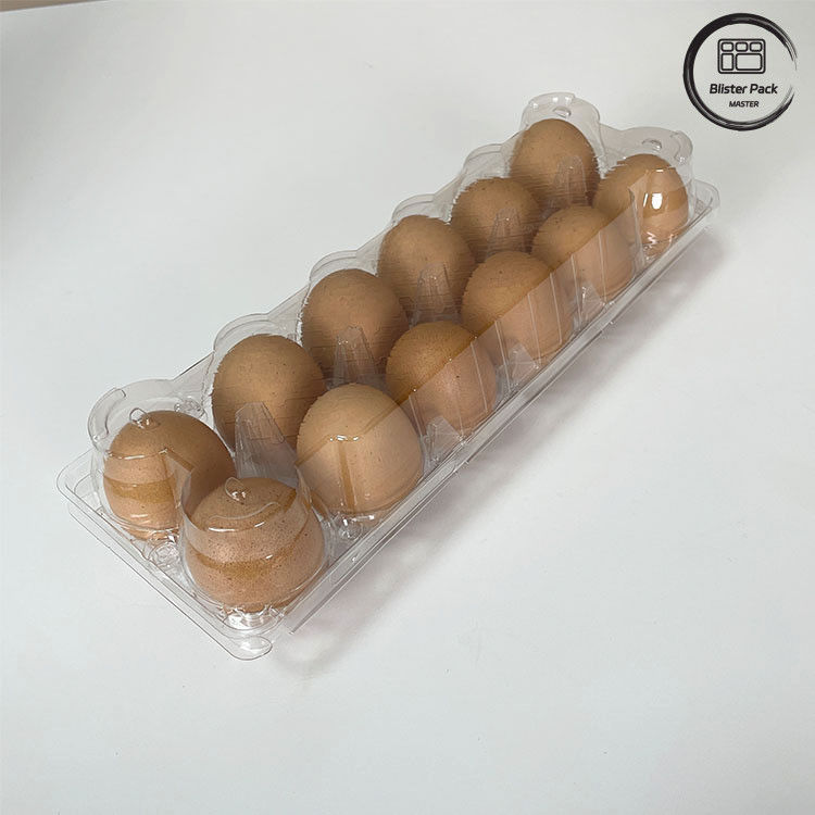 12 شمارش قابل استفاده مجدد مرغ تخم مرغ پلاستیکی بلبل سینی سینی ترموفرمی برای ذخیره و حمل و نقل