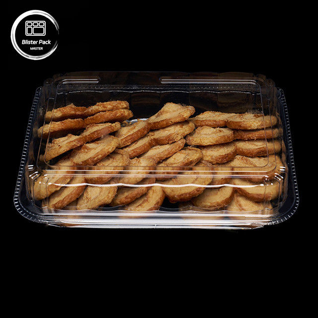 جعبه کیک سوئیسی PET شفاف سفارشی برای دسر و بسته بندی هدیه